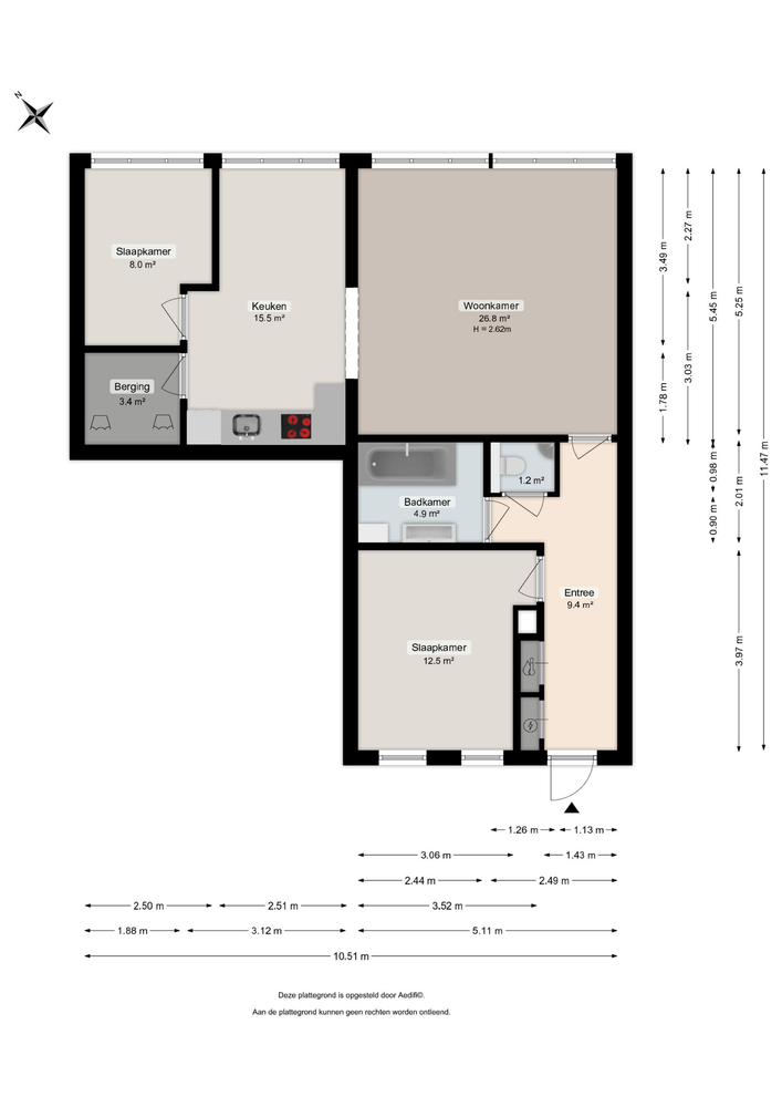 Regattaweg 276, 9731 NC Groningen - € 375.000 k.k. - Boekholt & partners makelaars Groningen