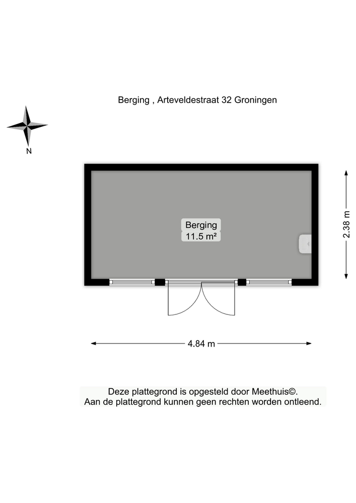 Arteveldestraat 32, 9745 AX Groningen - € 300.000 k.k. - Boekholt & partners makelaars Groningen