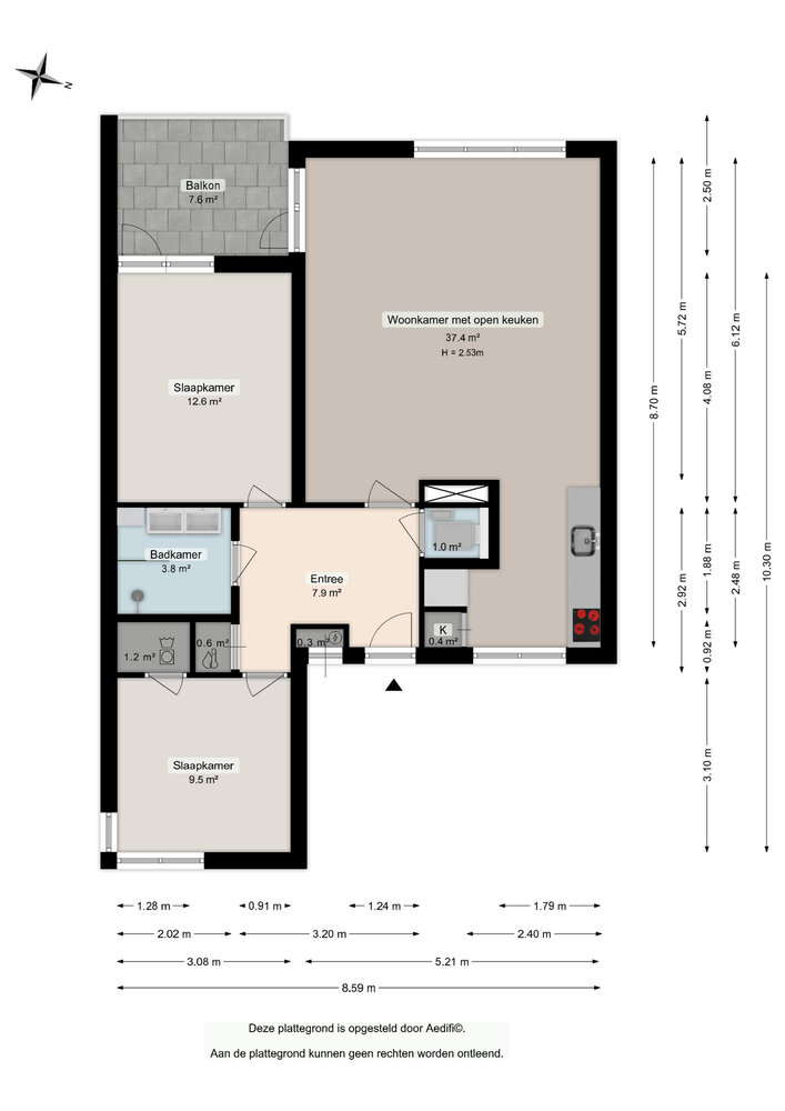 Fongersplaats 64, 9725 LD Groningen - € 350.000 k.k. - Boekholt & partners makelaars Groningen